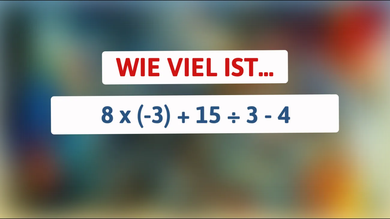 Diese mathematische Herausforderung knackt nur der echte Genius: Schaffst du es, das Rätsel zu lösen?"