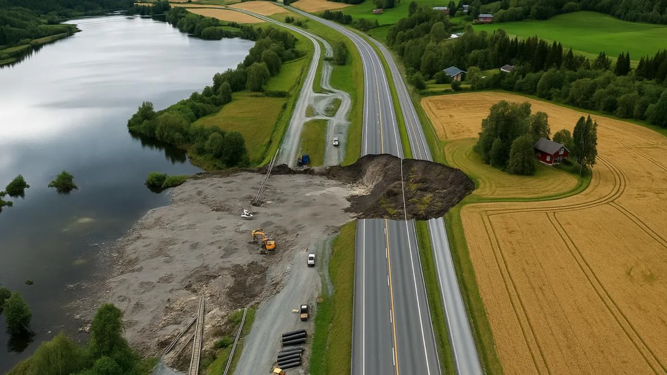 Dieser Norwegen Erdrutsch verschluckte eine ganze Autobahn - und zeigt dir, was in Deutschland als nächstes passieren könnte 2025-08-31T10:41:35.322Z"