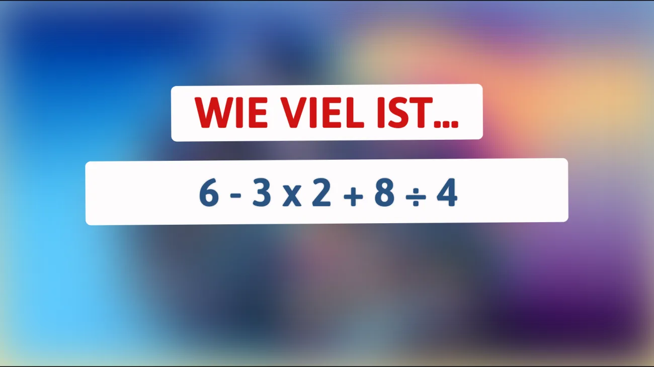 Nur 2% der Menschen können dieses mathematische Rätsel richtig lösen: Denkst du, du gehörst dazu?"